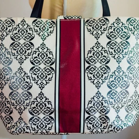 Brighton Black and Red Tote Bag - Picture 2 of 9